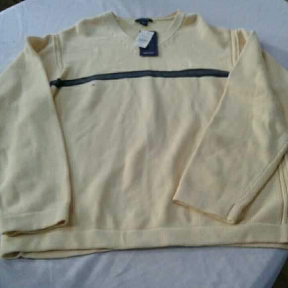 Nautica Other - NWT Nautica Men's Yellow Pullover Sweater XXL